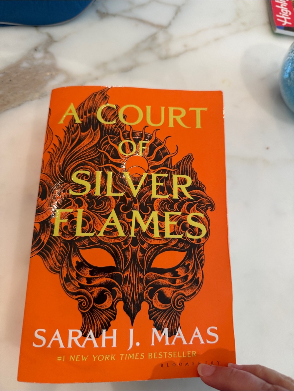 A Court of Silver Flames by Sarah J. Maas - Orange Cover